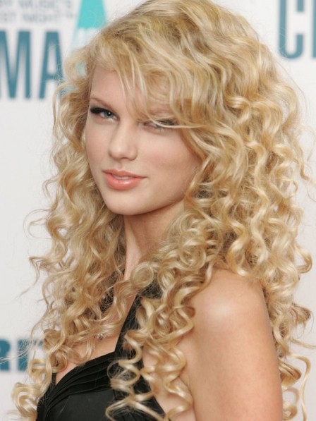 Taylor Swift Light Blonde Loose Wave Human Hair Wig - Rewigs.com