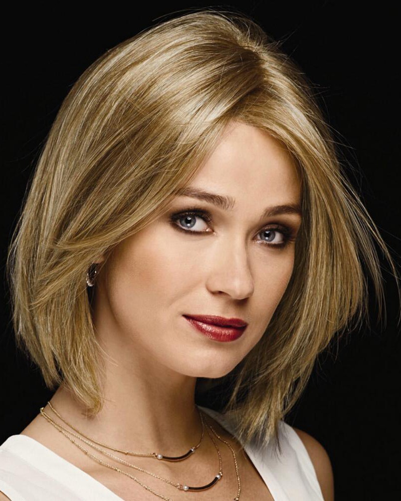 Classic Long Bob Wigs With Smooth Sleek Collar-Length Layers, Best Wigs