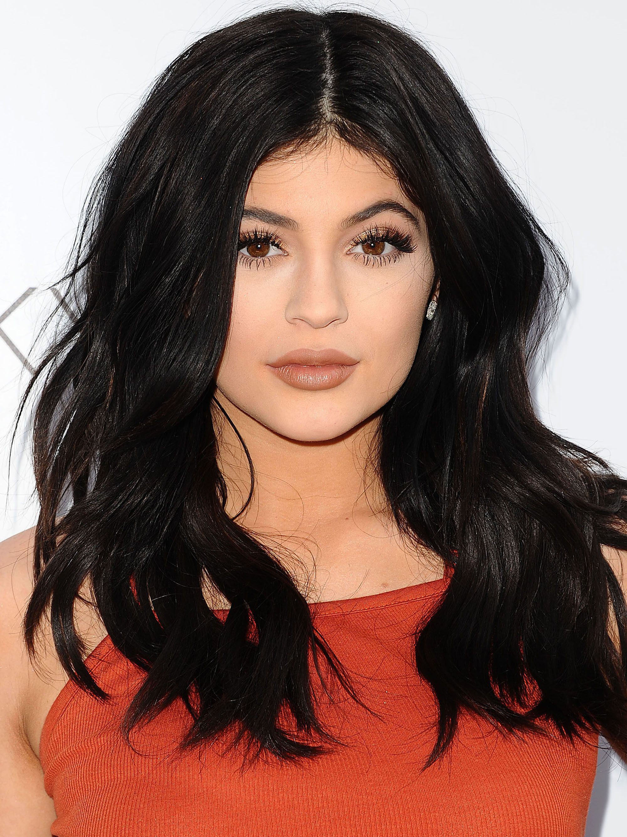 Image result for kylie in black hair