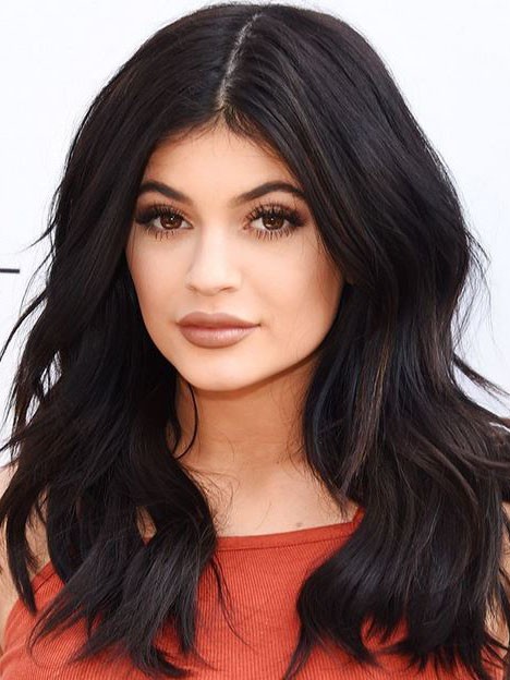 Kylie Jenner Natural Black Lace Front Human Hair Wig - Rewigs.com