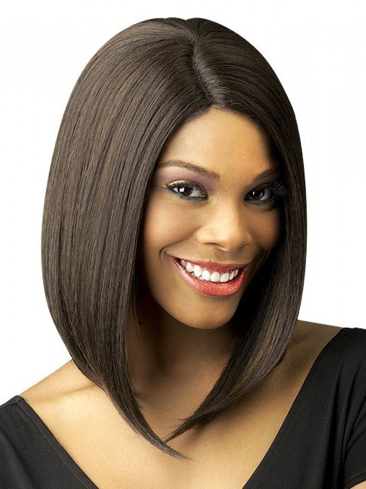 New style Straight medium bob hair wigs for black women