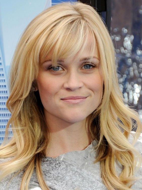 Reese Witherspoon Long Human Hair Wig with Bangs - Rewigs.com